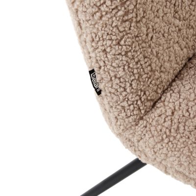Fauteuil  entissu beige COTULLA