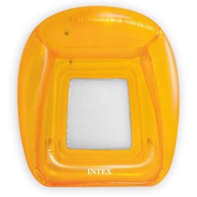 Fauteuil gonflable Candy maille Intex - Orange
