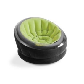 Fauteuil gonflable Onyx vert et noir Intex