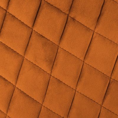 Fauteuil "Marlo" ambre en velours - Atmosphera