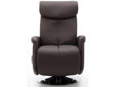 Fauteuil massant KOSTAS en simili - Marron