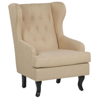 Fauteuil à oreilles ALTA Tissu Beige
