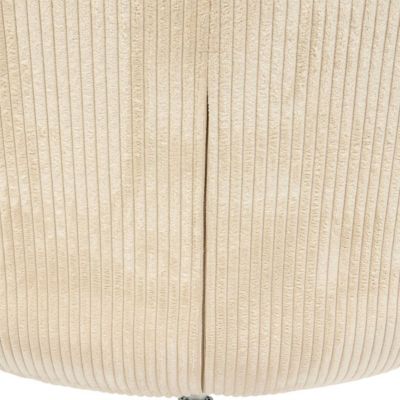 Fauteuil Pivotant Harper en Tissu Beige L74,5xl64xH87 cm - Atmosphera Créateur d'intérieur