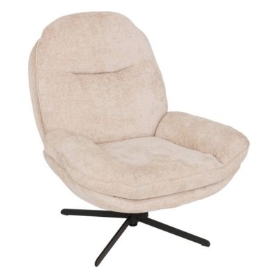Fauteuil pivotant Stelan argile - Atmosphera Créateur d'intérieur