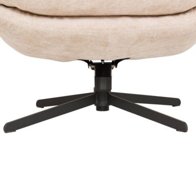 Fauteuil pivotant Stelan argile - Atmosphera Créateur d'intérieur