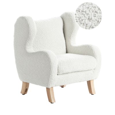 Fauteuil pour enfants FARUM Bouclé Blanc cassé