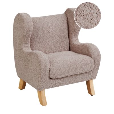 Fauteuil pour enfants FARUM Bouclé Taupe