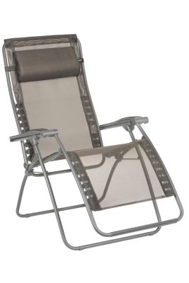 Fauteuil relax clip graphite & housse