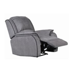 Fauteuil relax en microfibre HERNANI - Gris