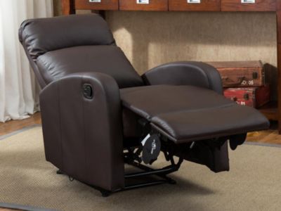 Fauteuil relax en simili ISAO - Marron