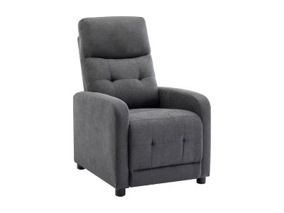 Fauteuil relax en tissu anthracite JARAMILO