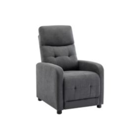 Fauteuil relax en tissu anthracite JARAMILO