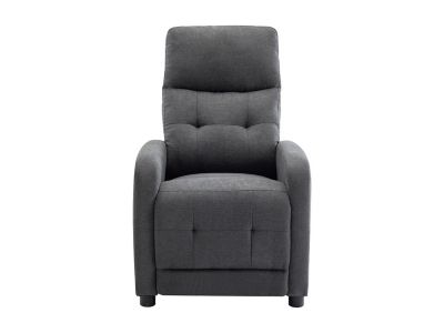 Fauteuil relax en tissu anthracite JARAMILO