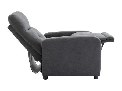 Fauteuil relax en tissu anthracite JARAMILO