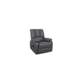 Fauteuil relax électrique TAIWAN simili gris PU