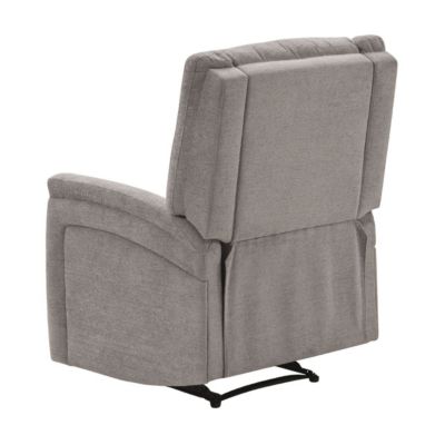Fauteuil relax électrique tissu polyester gris clair - MELILLA