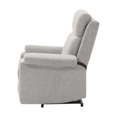 Fauteuil relax releveur électrique tissu gris clair - MACIANA