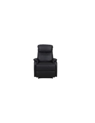 Fauteuil relaxation relevable manuellement BERLIN coloris noir