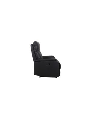 Fauteuil relaxation relevable manuellement BERLIN coloris noir