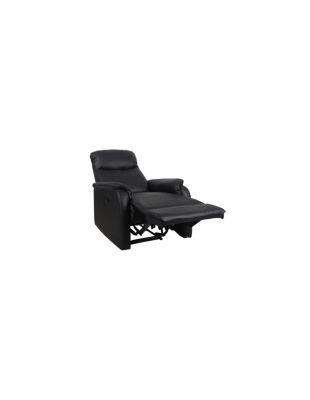 Fauteuil relaxation relevable manuellement BERLIN coloris noir