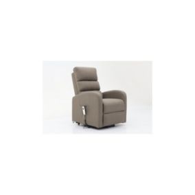 Fauteuil relaxation releveur electrique SYDNEY Tissu Taupe