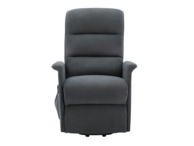 Fauteuil releveur électrique en tissu anthracite CAPUCINE