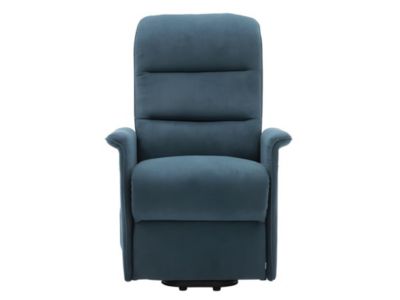 Fauteuil releveur électrique en tissu bleu CAPUCINE