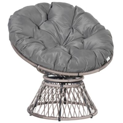 Fauteuil rond de jardin fauteuil papasan pivotant grand confort dia.97 ...