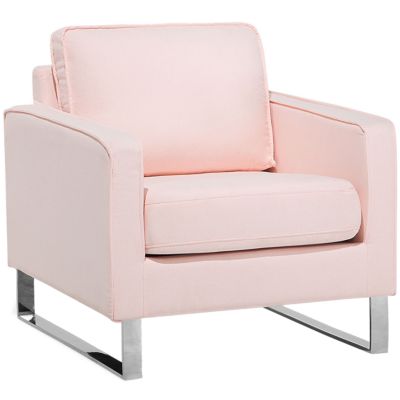 Fauteuil rose moderne Beliani VIND