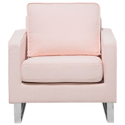 Fauteuil rose moderne Beliani VIND