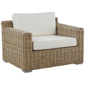 Fauteuil Rotin Marron clair ARDEA