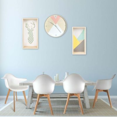 Fauteuil scandinave en polypropylène (Lot de 2) Blanc