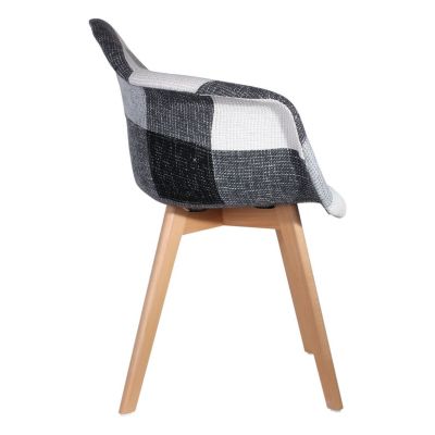 Fauteuil Scandinave Patchwork Olga