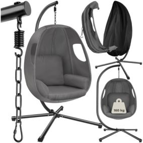 Fauteuil suspendu avec Support et Coussin charge maximale 160kg