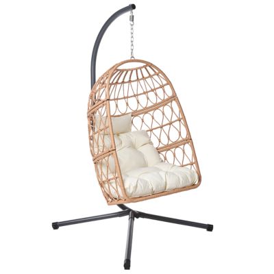 Fauteuil suspendu avec support MONTALCINO Métal Naturel