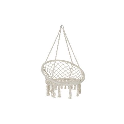 Fauteuil suspendu en coton et acier 80x63x120 100kgs