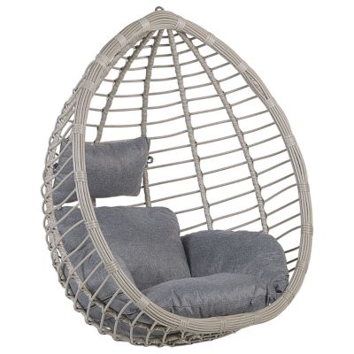 Fauteuil suspendu TOLLO Polyrotin Gris
