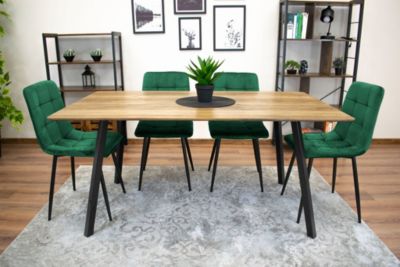 Fauteuil Valora PYRA en velours vert foncé, design moderne pour salon