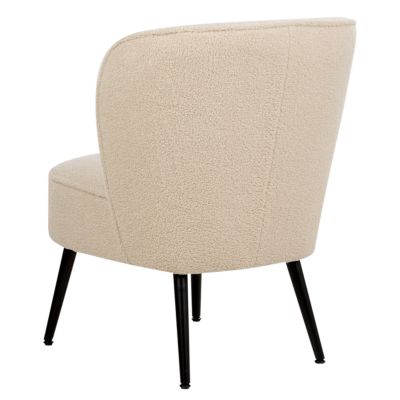 Fauteuil VOSS Bouclé Beige clair