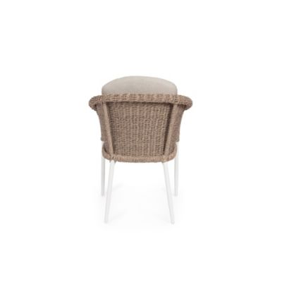 Fauteuils de jardin tressés et hydrofuges beiges (lot de 2)  - ACAPULCO