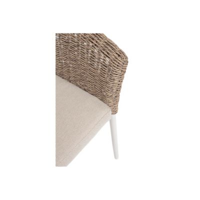 Fauteuils de jardin tressés et hydrofuges beiges (lot de 2)  - ACAPULCO