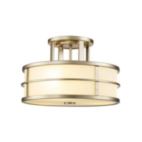 Feiss Fusion Semi-Plafonnier 3 lumières