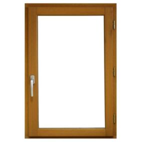 Fenêtre Bois 1 Vantail H95 X L60 Tirant Droite Côtes Tableau + Poignée (ref 010220f9) Gd Menuiseries