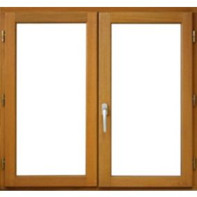 Fenêtre Bois 2 Vantaux H135 X L110 Côtes Tableau + Poignée (ref 010220f9) Gd Menuiseries