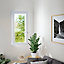 Fenêtre PVC 1 vantail oscillo-battant GoodHome blanc - l.40 x h.65 cm, tirant gauche