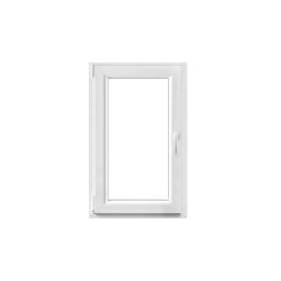 Fenêtre PVC 1 vantail oscillo-battant GoodHome blanc - l.60 x h.95 cm, tirant gauche