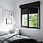 Fenêtre PVC 2 vantaux oscillo-battant + volet roulant électrique GoodHome gris - l.100 x h.75 cm