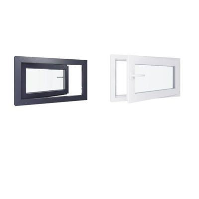 Fenêtre De Toit (dalle) Polyplastic F23 - 900x500 Mm - Anthracite - Sérigraphiée