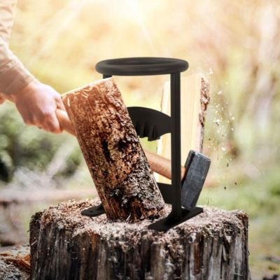 Fendeur à Bûches Manuel En Acier Carbone - Portable, Diamètre Max 17 Cm - Pour Bois De Chauffage, 2,1 Kg