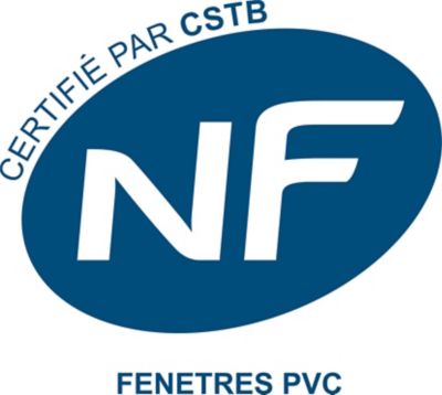 Fenêtre 1 vantail oscillo-battante, tirant droit double vitrage GoodHome en PVC blanc l.45 x H.48 cm